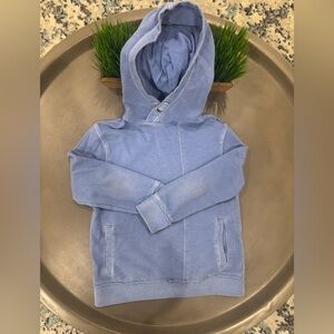 Cat & Jack Kids Blue Distressed Hoodie Size XS 4/5